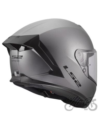 KASK LS2 FF820 RAPID III SOLID MATT TITANIUM