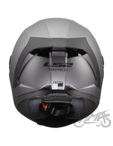 KASK LS2 FF820 RAPID III SOLID MATT TITANIUM