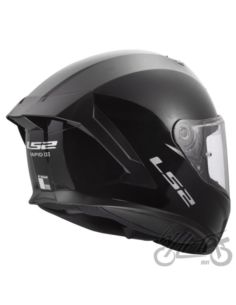 KASK LS2 FF820 RAPID III SOLID GLOSS BLACK