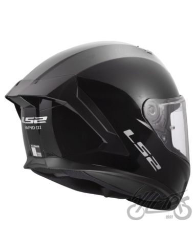 KASK LS2 FF820 RAPID III SOLID GLOSS BLACK